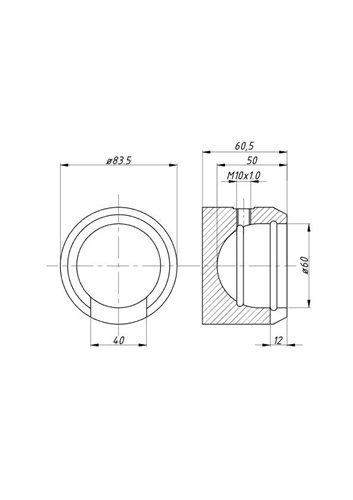 Gniazdo cylindra D-47/D-50 przyczepa