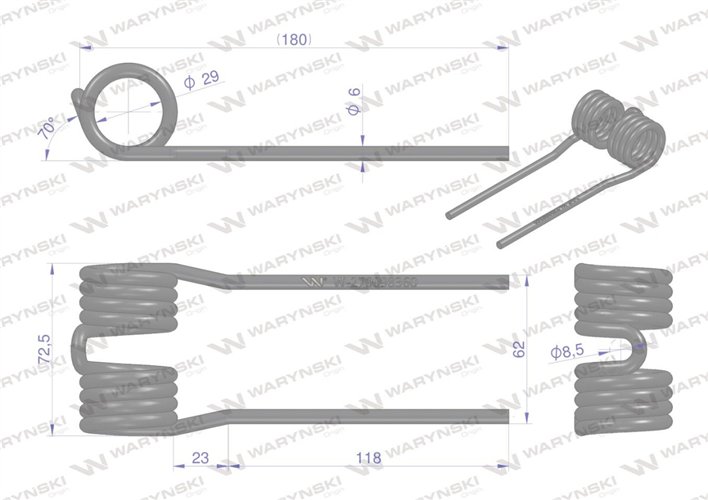 Palec podbieracza zastosowanie Krone Waryński
