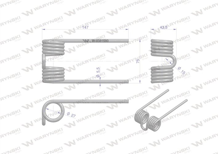 Palec podbieracza zastosowanie KRONE 9381580 Waryński