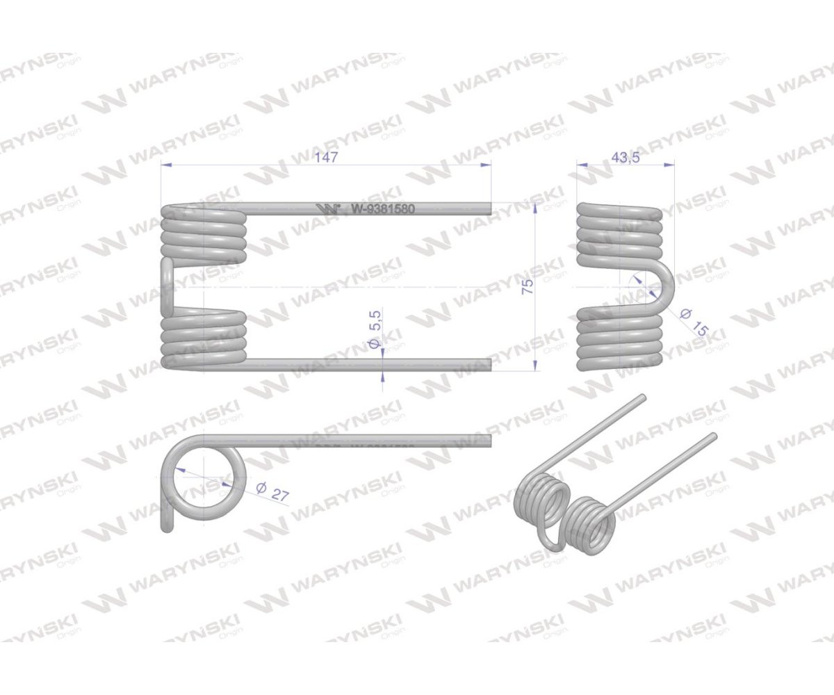 Palec podbieracza zastosowanie KRONE 9381580 Waryński