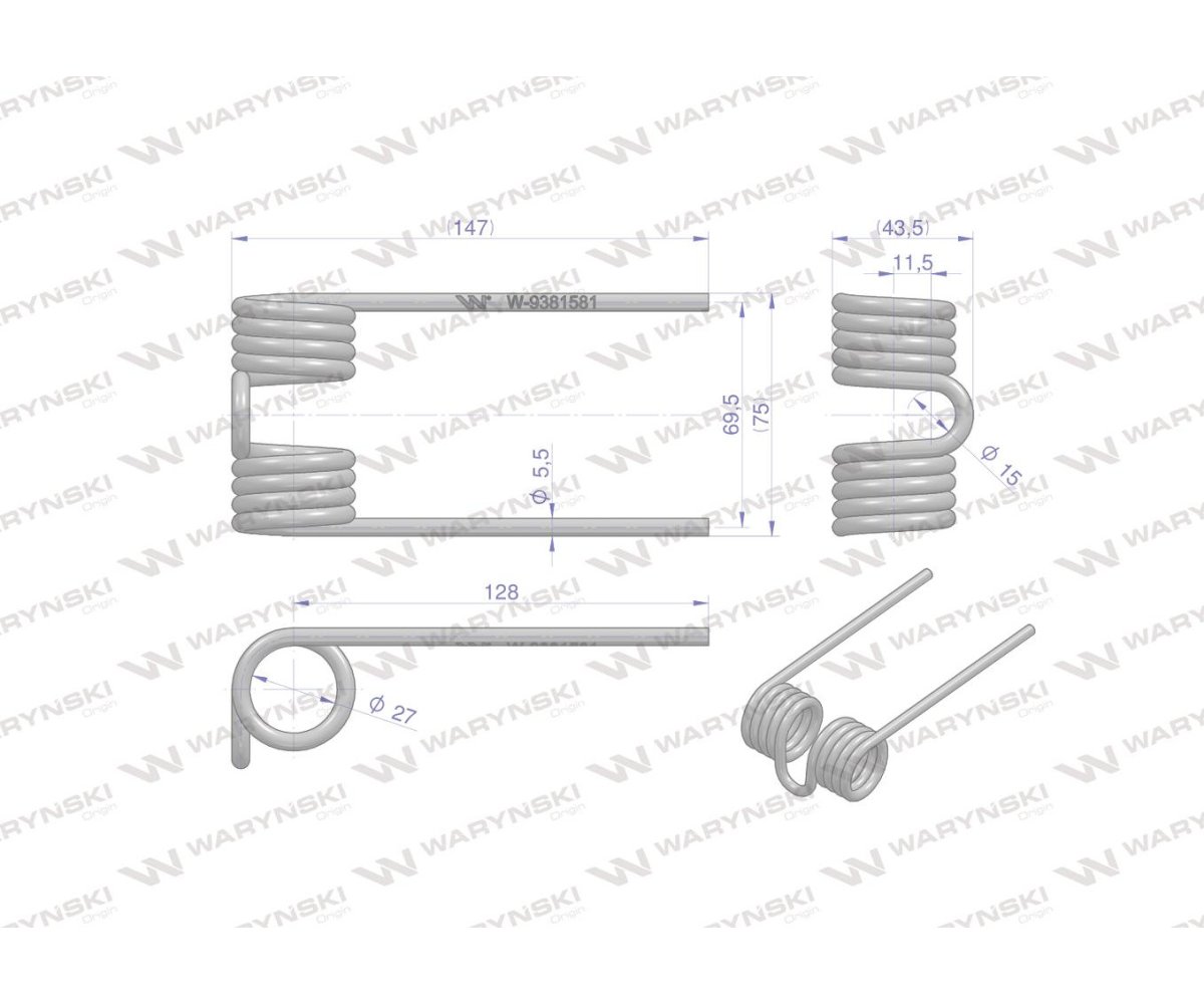 Palec podbieracza zastosowanie Krone 9381581 Waryński