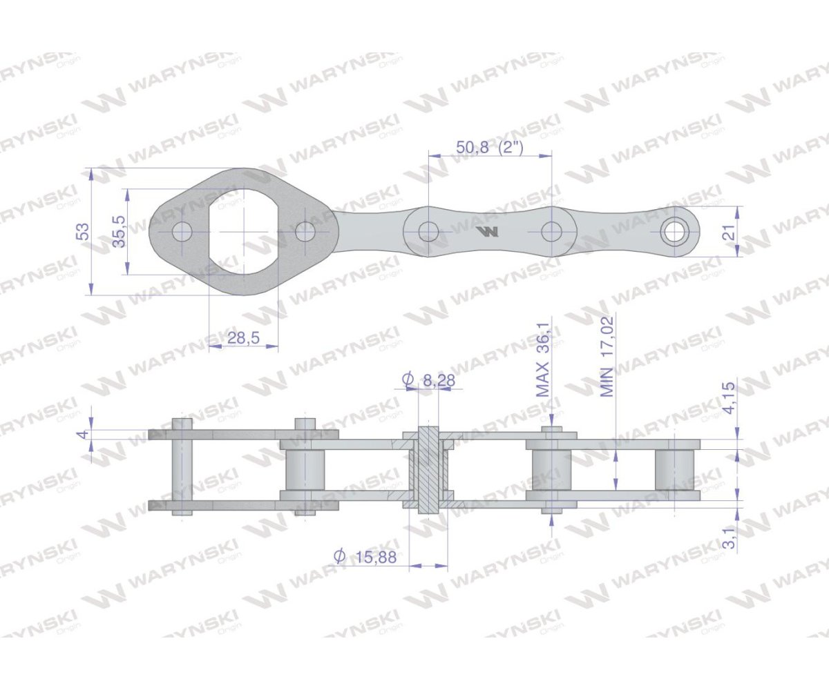 Zestaw naprawczy 216B-3Ps+ ogniwo duże zastosowanie Prasa Rolująca Krone Waryński ( sprzedawany po 100 )