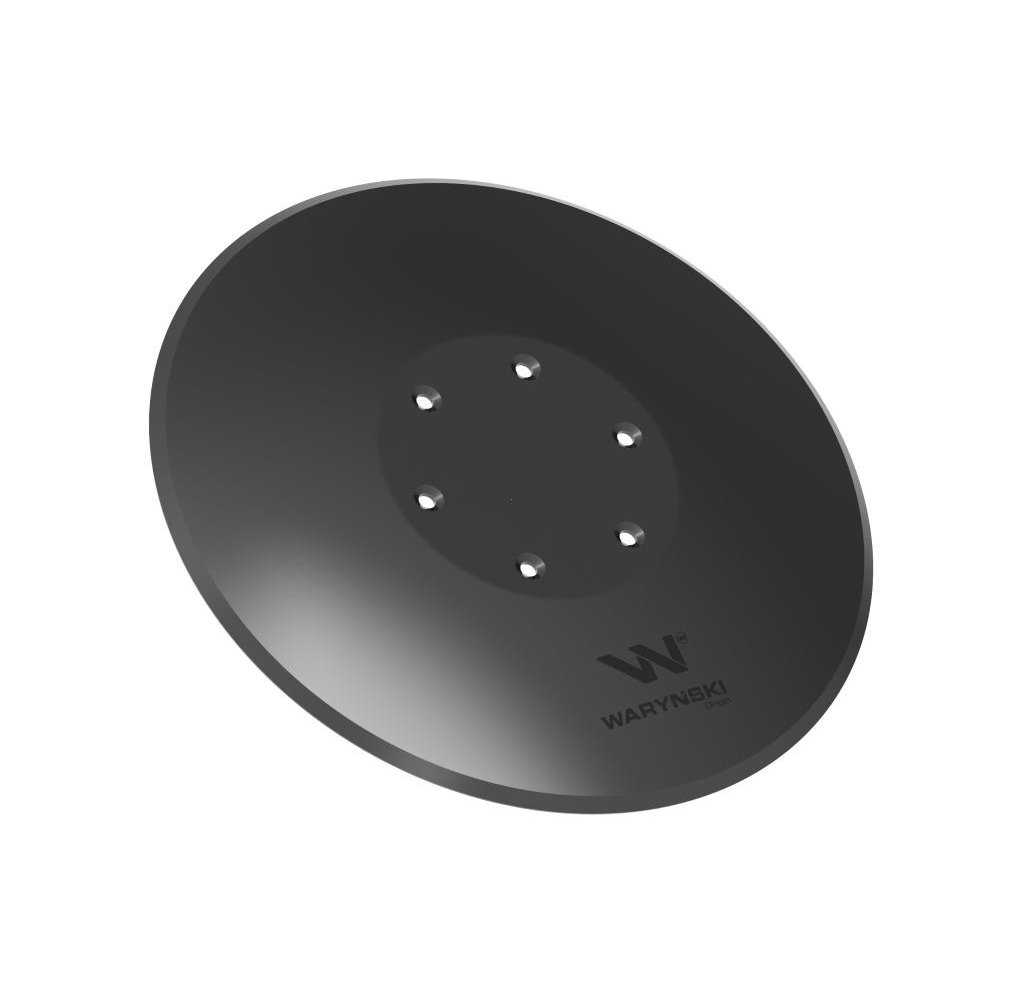 Talerz tarcza redlicy z fazowaniem znacznik siewnik poznaniak stal borowa WARYŃSKI R