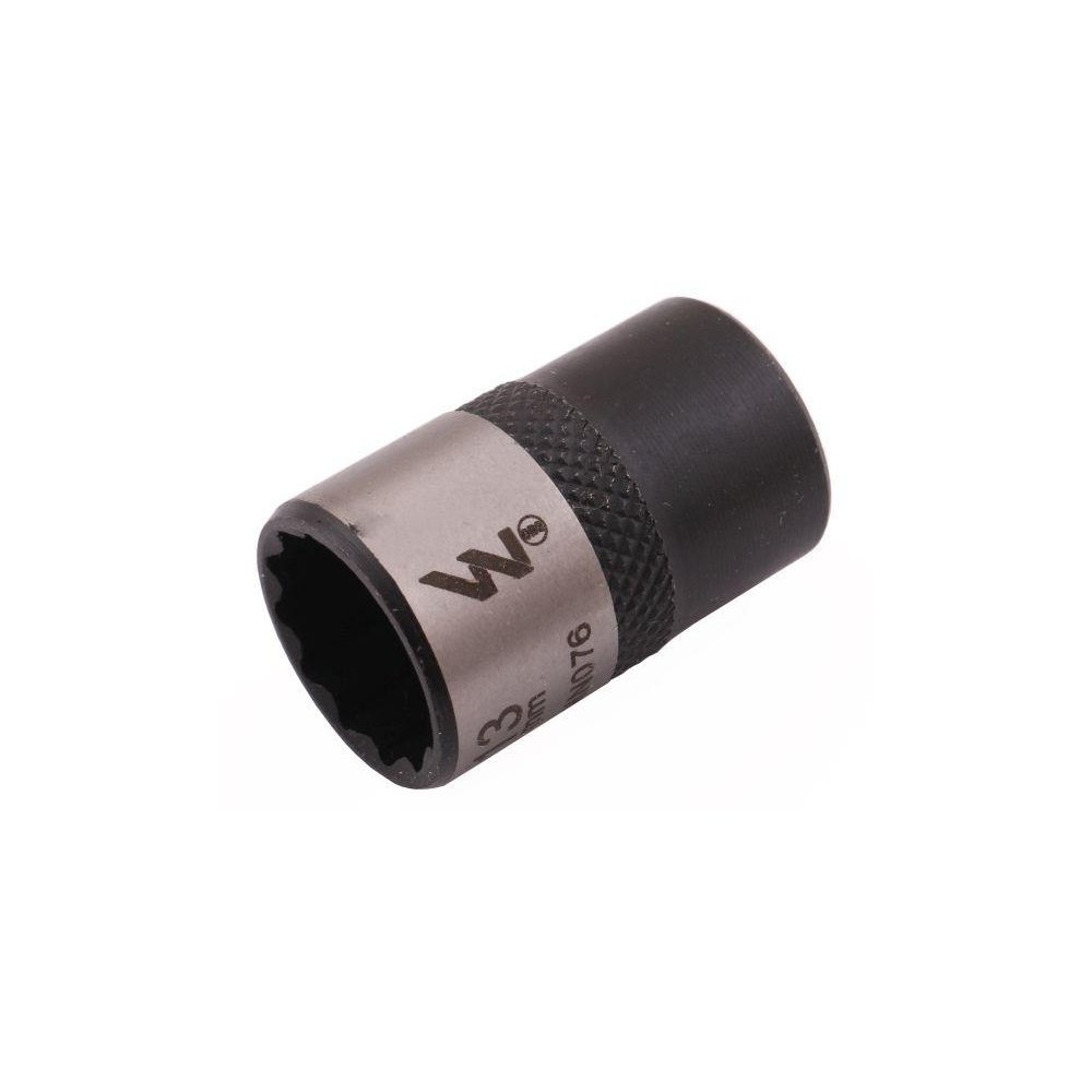 Nasadka dwunastokątna 3/8". 13 mm. CrV50BV30. DIN 3124. Waryński