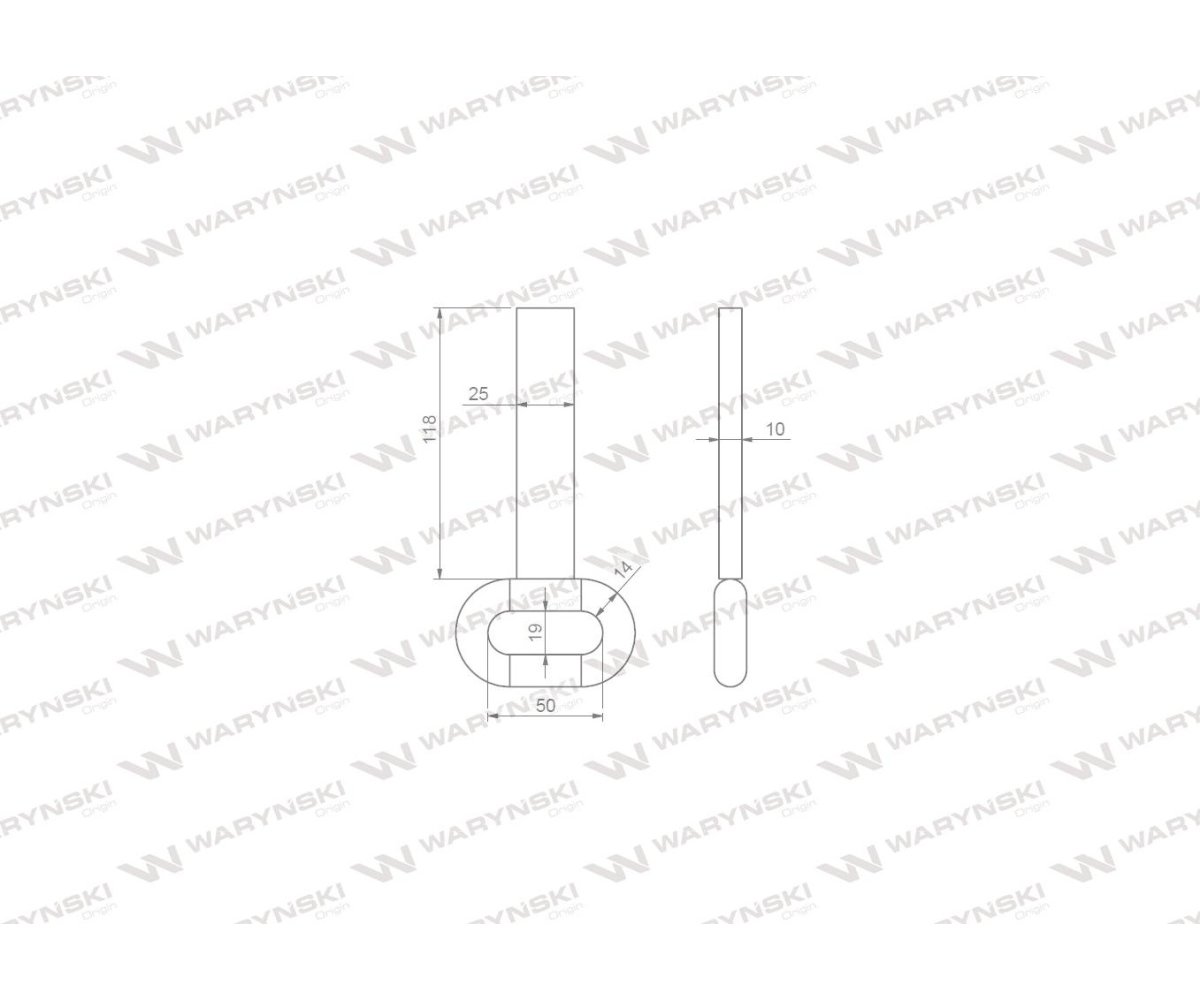 Łańcuch 35-l. 25x118x10 wsuwany klasa 5 Rozrzutnik Tytan Waryński