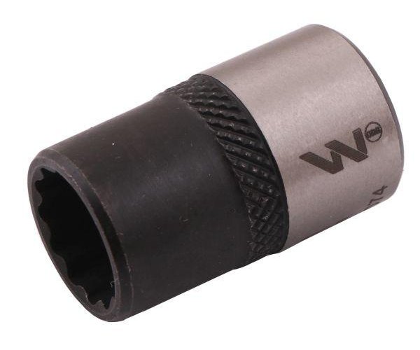 Nasadka dwunastokątna 3/8". 11 mm. CrV50BV30. DIN 3124. Waryński