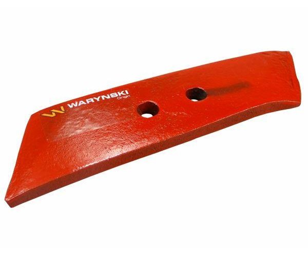 Dłuto, nakładka lemiesza prawa zastosowanie Kverneland stal borowa WARYŃSKI