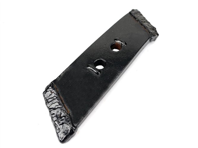 Dłuto. nakładka lemiesza prawa zamiennik Kverneland stal borowa Napawane WARYŃSKI