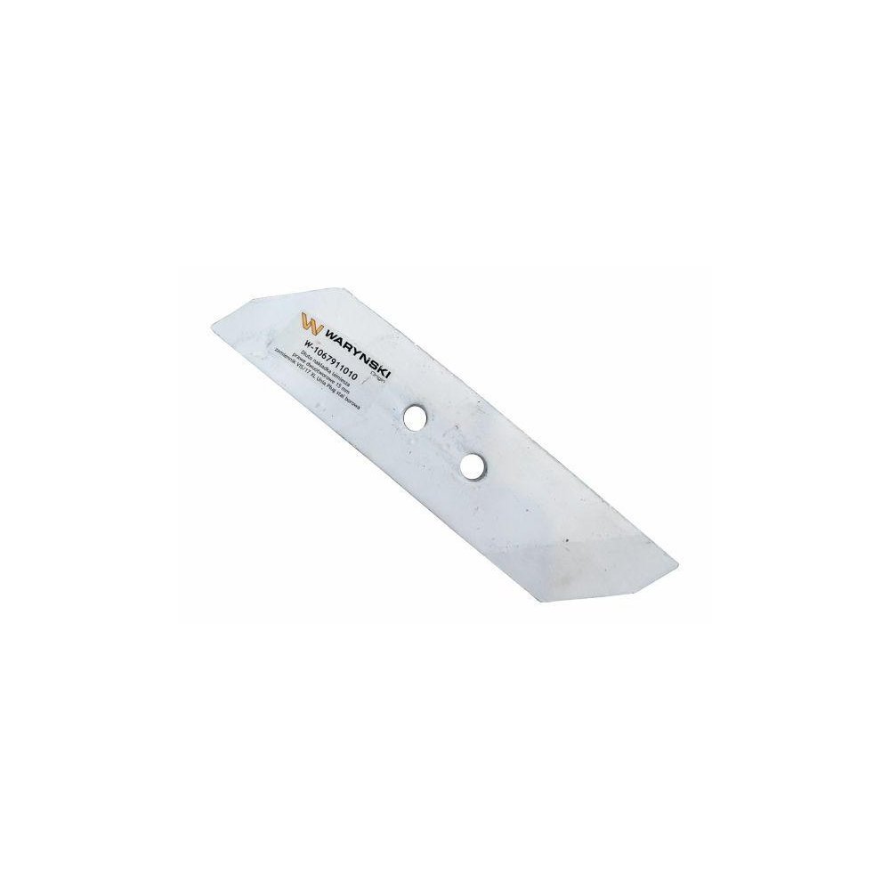 Dłuto nakładka lemiesza prawe dwuotworowe 15 mm zastosowanie VIS/17 XL Unia Pług stal borowa WARYŃSKI