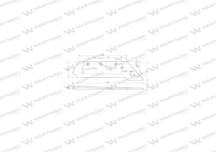 Lemiesz nkpl. prawy do dłuta zastosowanie VIS09 XXL Unia Pług stal borowa Waryński