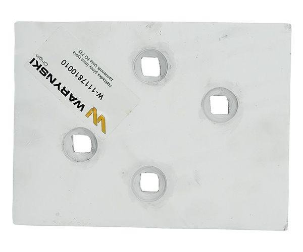 Nakładka płozy lewa tylna zastosowanie PO 735 Unia Pług stal borowa WARYŃSKI