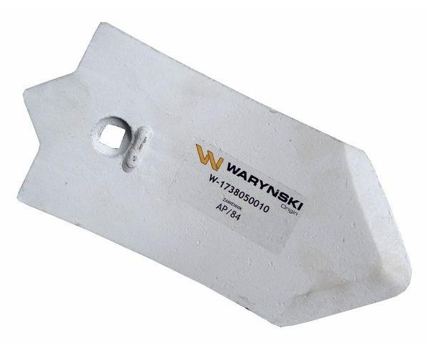 Dziób jednootworowy agregatu podorywkowego zastosowanie Ap/84 Kos Unia stal borowa Waryński