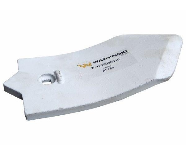 Dziób jednootworowy agregatu podorywkowego zastosowanie Ap/84 Kos Unia stal borowa Waryński