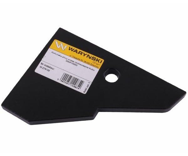 Końcówka płozy prawa zastosowanie Kuhn stal borowa WARYŃSKI