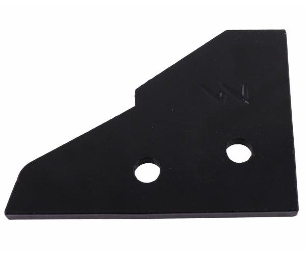 Końcówka płozy lewa zastosowanie Kuhn stal borowa WARYŃSKI