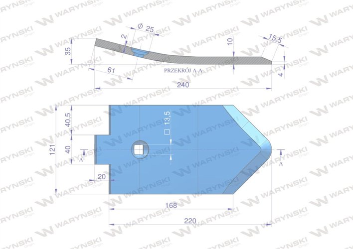 Dziób redlicy zastosowanie Lemken Smaragd Waryński
