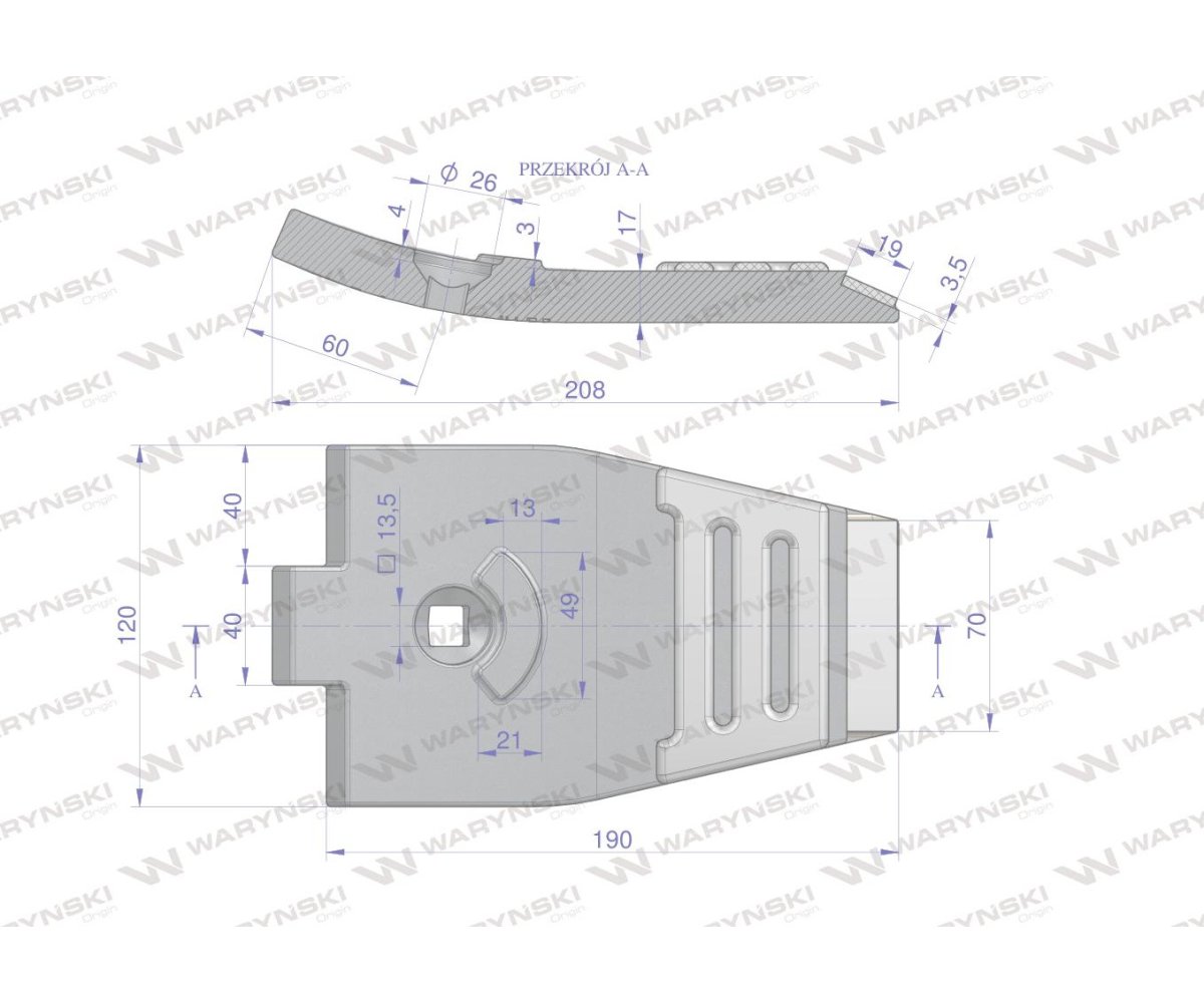 Dziób redlicy zastosowanie Lemken Smaragd Waryński Maxx 11120543881