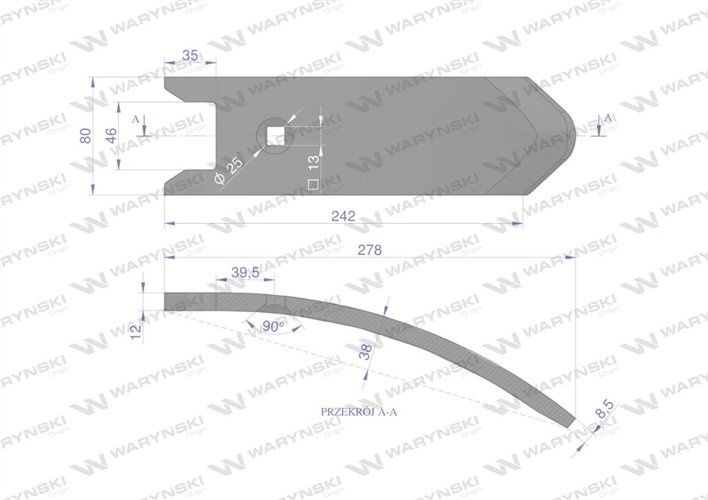 Redlica agregatu zastosowanie Horsch Terrano stal borowa Waryński