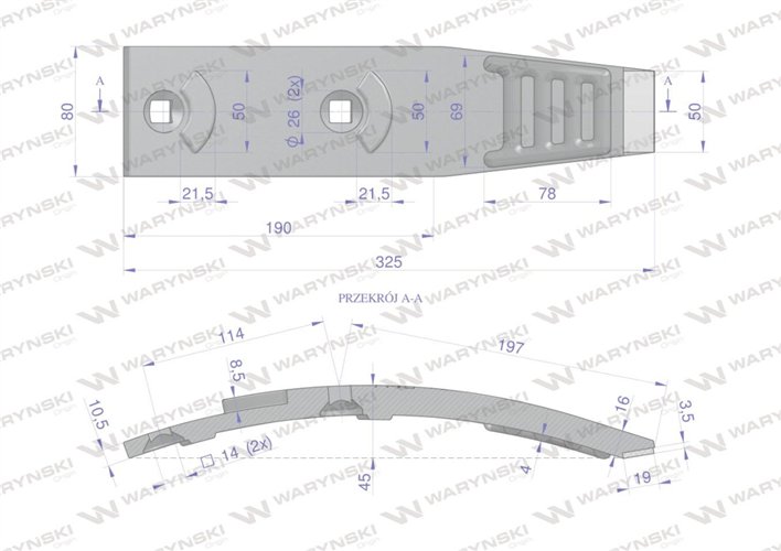 Redlica agregatu zastosowanie Kockerling z węglikiem wolframu WARYŃSKI MAXX 506069 915776