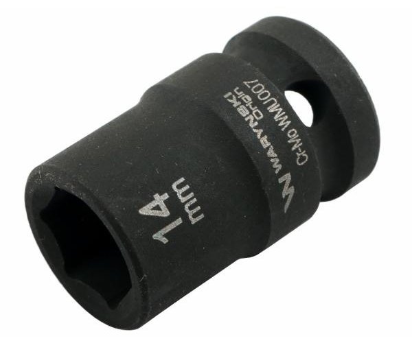 Nasadka udarowa sześciokątna 1/2". 14 mm. CrMo. DIN 3129. Waryński