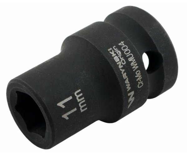 Nasadka udarowa sześciokątna 1/2". 11 mm. CrMo. DIN 3129. Waryński