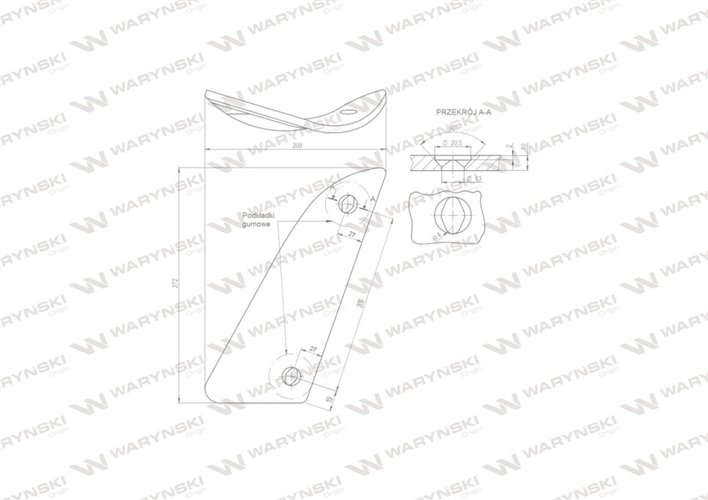 Pierś prawa dwuotworowa zastosowanie Kuhn Losange Waryński