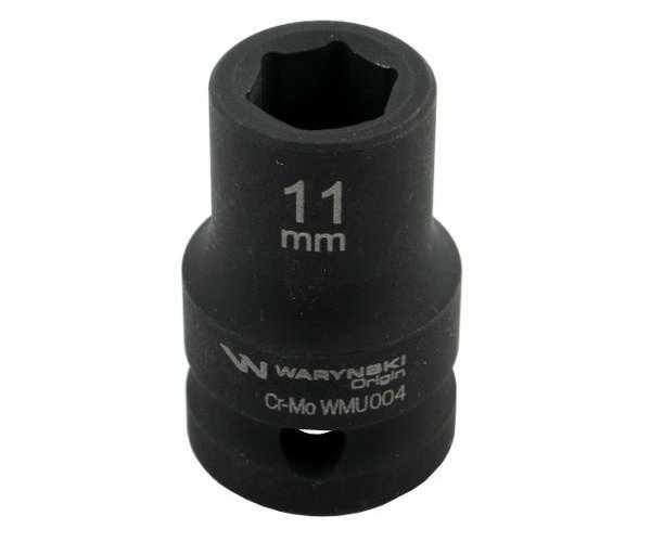 Nasadka udarowa sześciokątna 1/2". 11 mm. CrMo. DIN 3129. Waryński