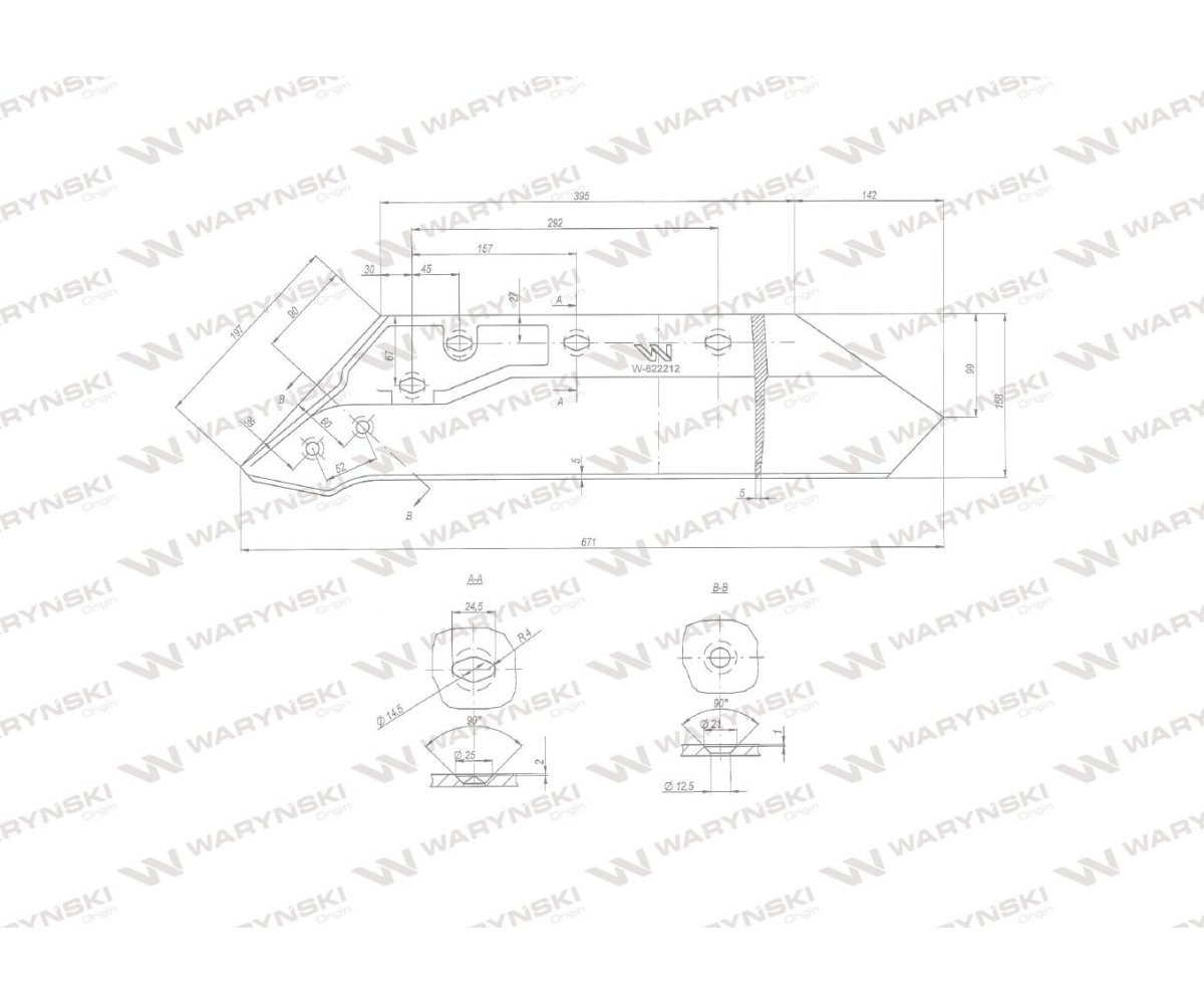 Eurolemiesz prawy 16" 622212 zastosowanie Kuhn Helicoidal Waryński