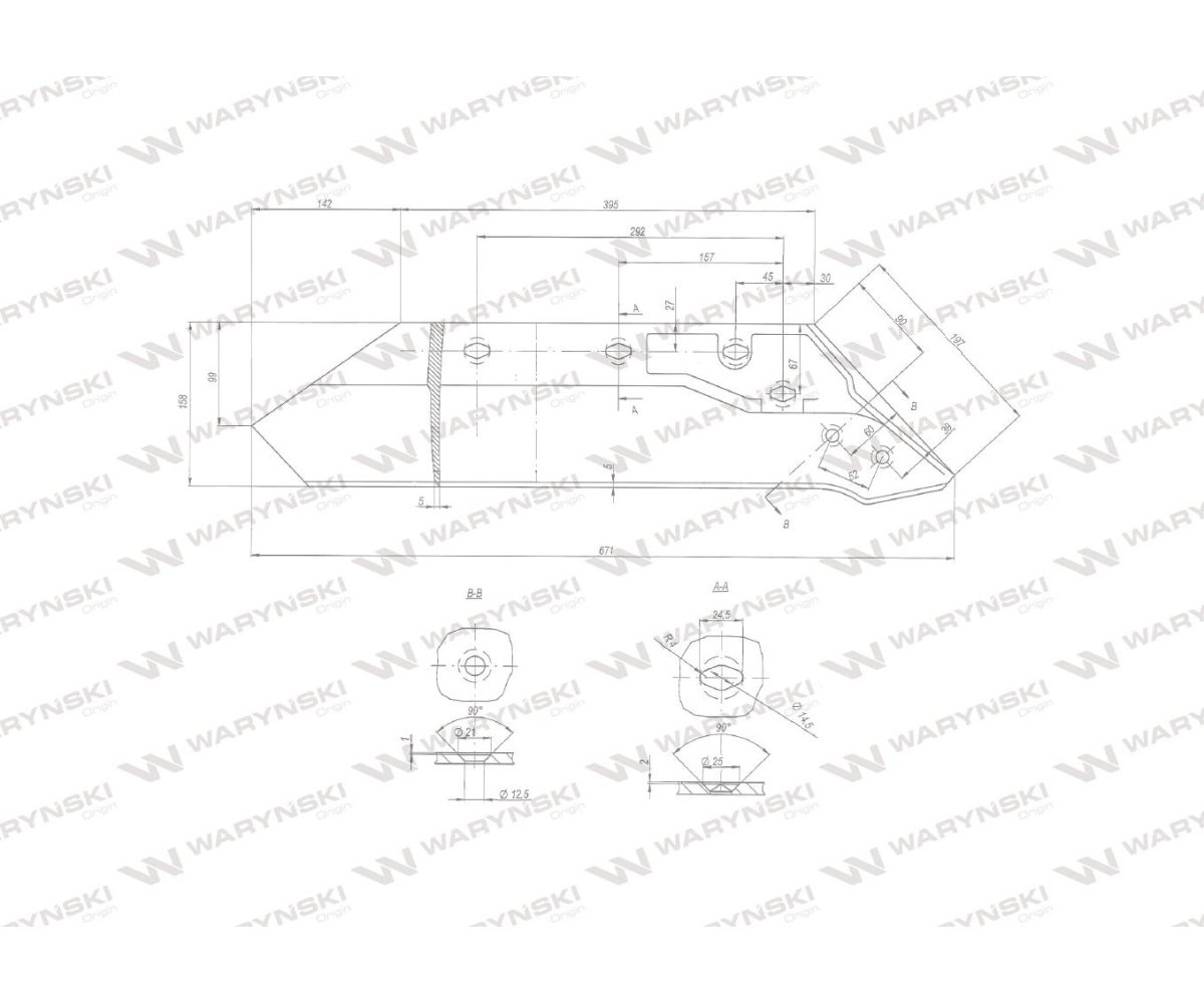 Eurolemiesz lewy 16" 622213 zastosowanie Kuhn Helicoidal Waryński