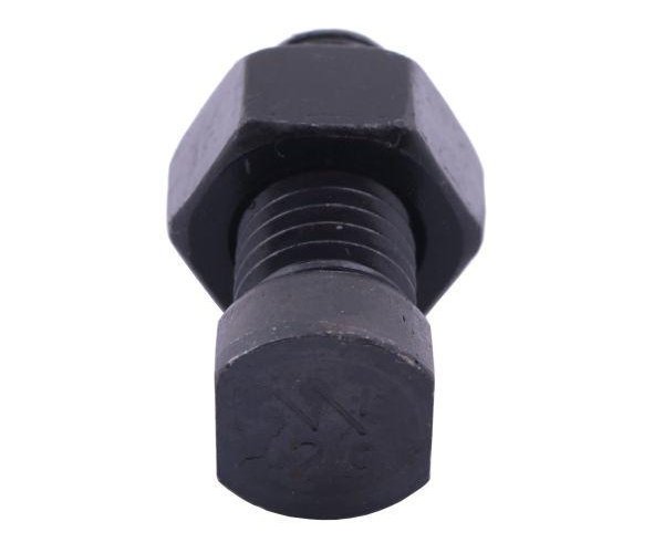 Śruba kpl. płużna oval z dwóch stron ścięta M12x38 mm kl.12.9 zastosowanie Kverneland Waryński M12X38OV2KV ( sprzedawane po 25 )