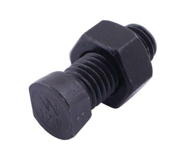 Śruba kpl. płużna oval z dwóch stron ścięta M12x40 mm kl.12.9 zastosowanie Kverneland Waryński M12X40OV2KV ( sprzedawane po 25 )