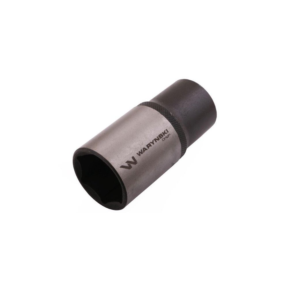 Nasadka sześciokątna 1/2". 32 mm. długa. CrV50BV30. DIN 3124. Waryński