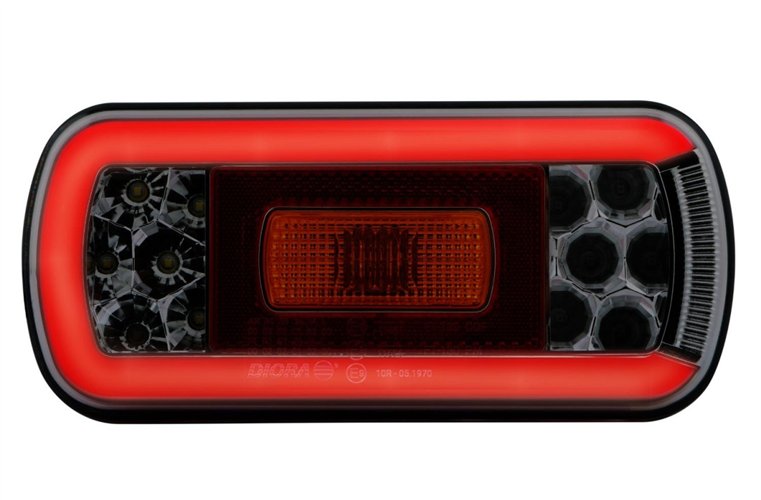 Lampa tylna zespolona prostokątna 6-funkcyjna DIO003 LED DIORA