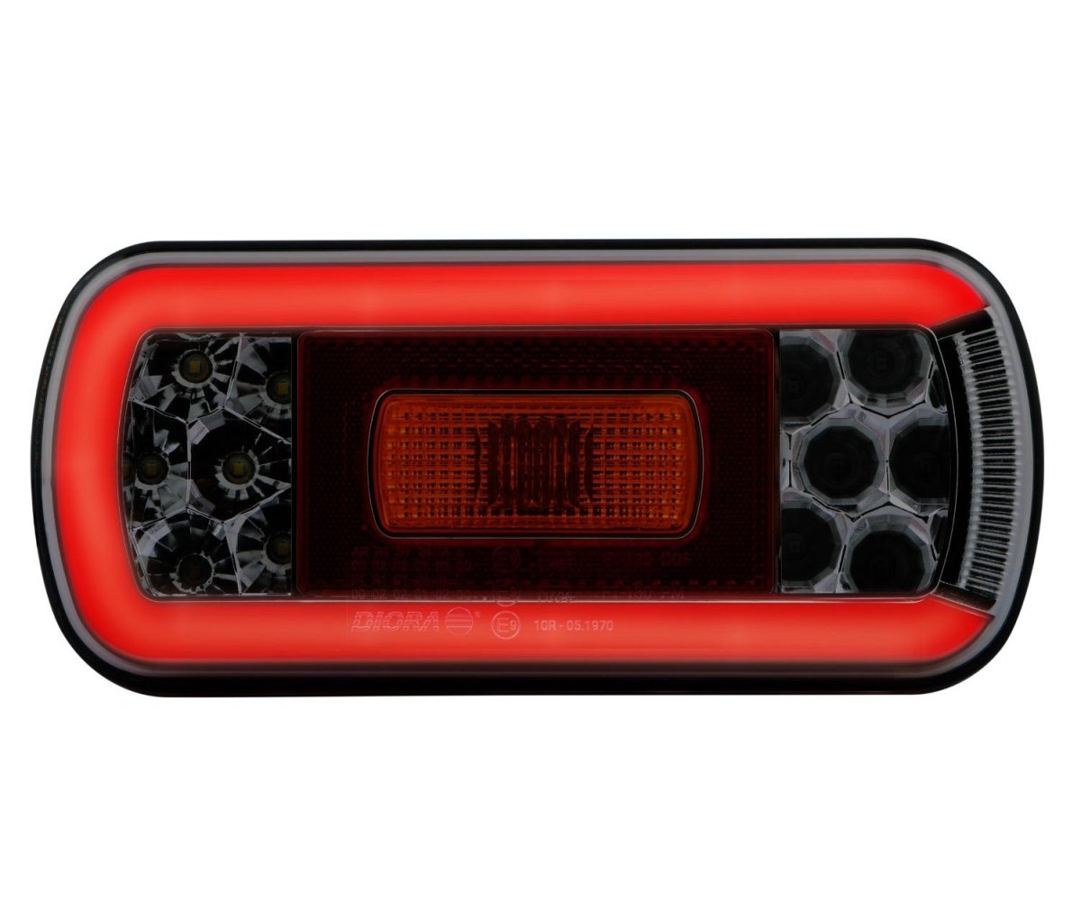 Lampa tylna zespolona prostokątna 6-funkcyjna DIO003 LED DIORA