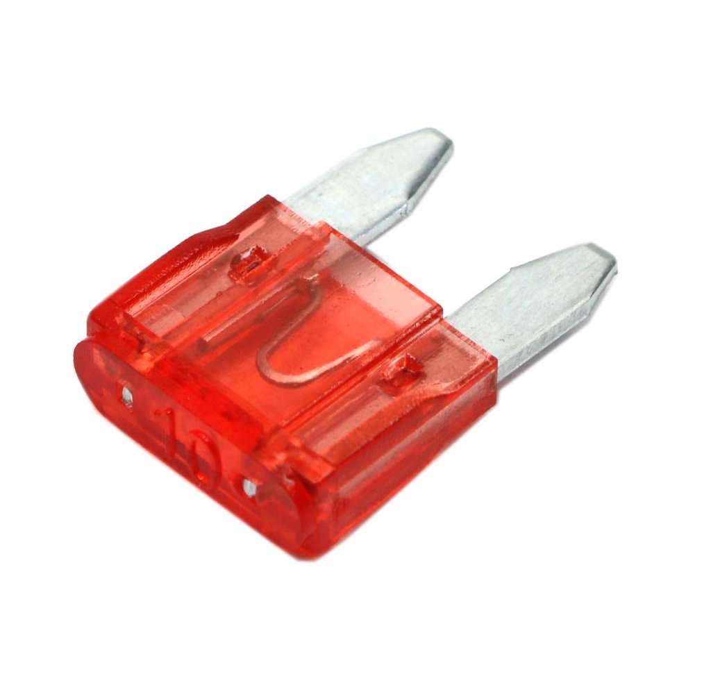 Bezpiecznik MINI płytkowy 10 A (opakowanie 10szt.)