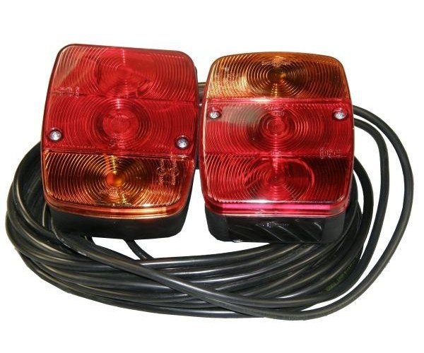 Instalacja, zestaw oświetleniowy 12m przyczepka