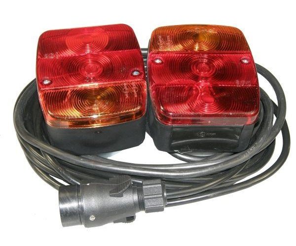 Instalacja, zestaw oświetleniowy 7m przyczepka