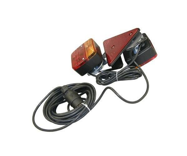 Instalacja, zestaw oświetleniowy 7m przyczepka kompletna z trójkątami