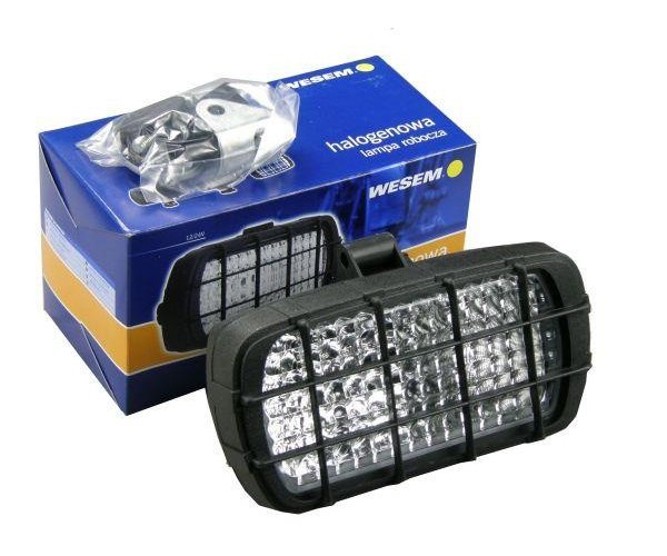 Lampa robocza prostokątna halogenowa 195x96 LPR1.06123 Wesem