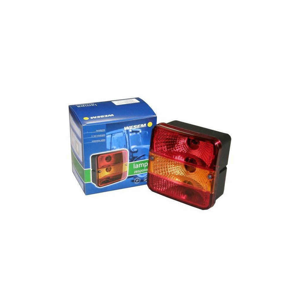 Lampa tylna zespolona kwadratowa Zetor Przyczepa Wesem