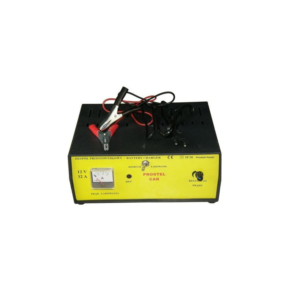 Prostownik bezpieczny ze wspomaganiem rozruchu 12V/30A