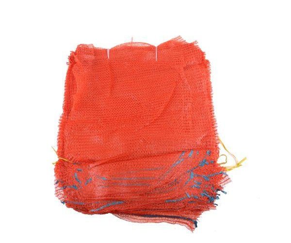 Worek raszlowy 10-15kg z zaciągiem pomarańczowy ( sprzedawane po 100 szt.)