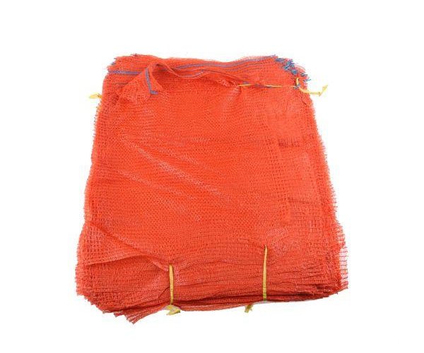 Worek raszlowy 25-30kg pomarańczowy z zaciągiem ( sprzedawane po 100 szt.)