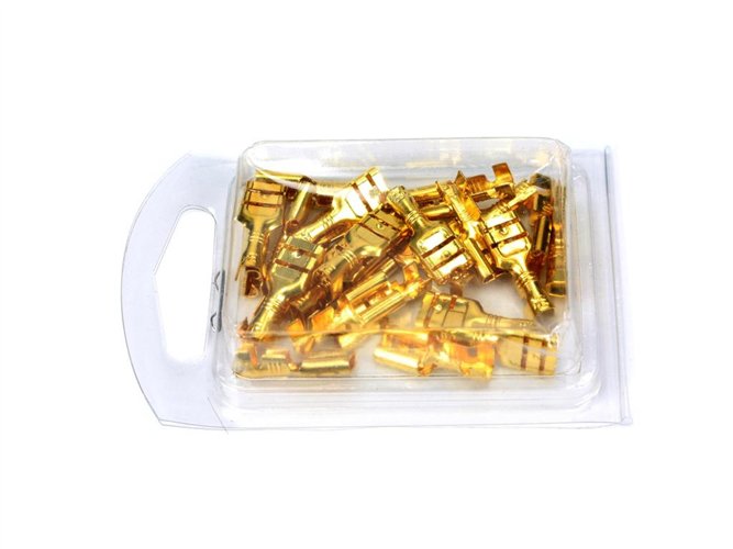 Nasuwki konektorowe (żeńskie)  6.3/2.5 (opak. 25 szt)