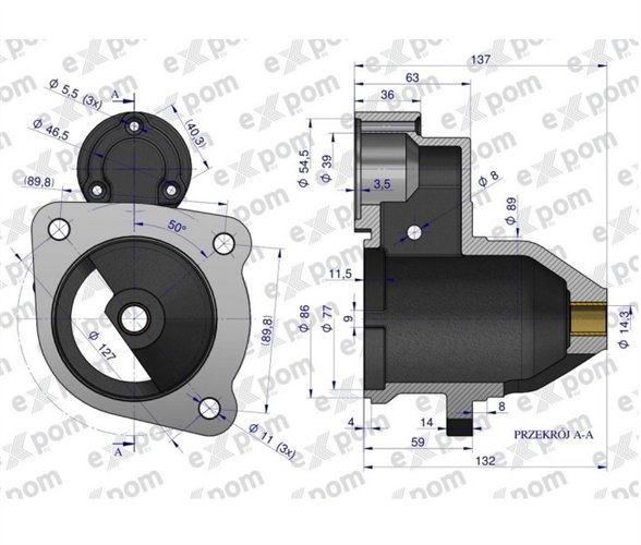 Głowica rozrusznika MS289EX Nowy Typ EXPOM KWIDZYN eu