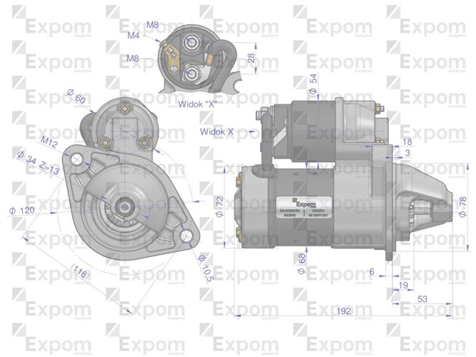 Rozrusznik regenerowany JS1158 Expom Kwidzyn Eu