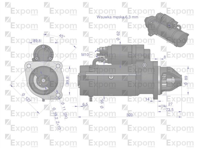 Rozrusznik AZF4122, IS0999 Nowy Typ EXPOM KWIDZYN eu