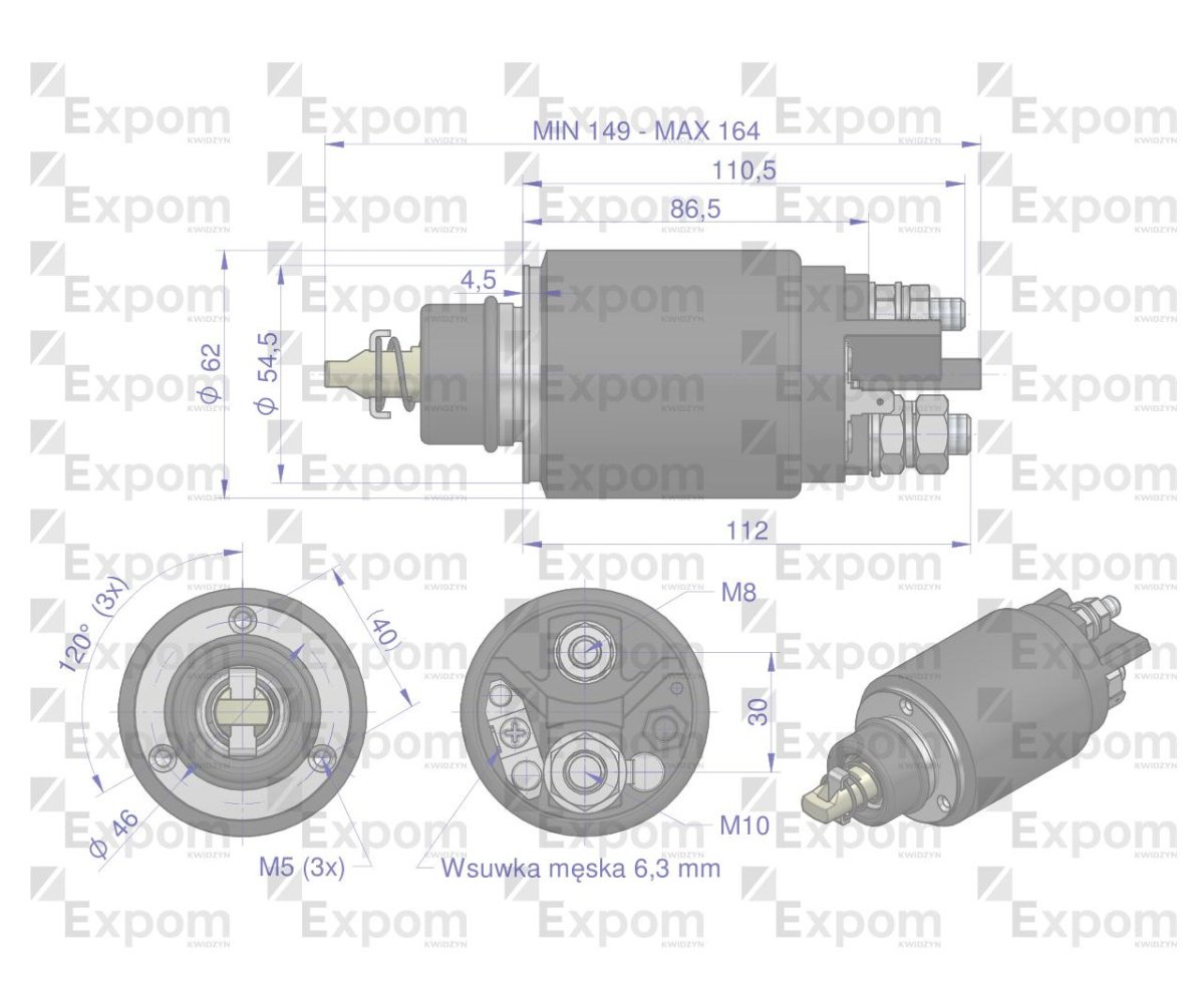 Wyłącznik rozrusznika MS25EX EXPOM KWIDZYN eu