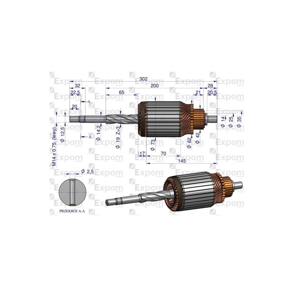 Wirnik rozrusznika C-328 R5 EXPOM KWIDZYN eu