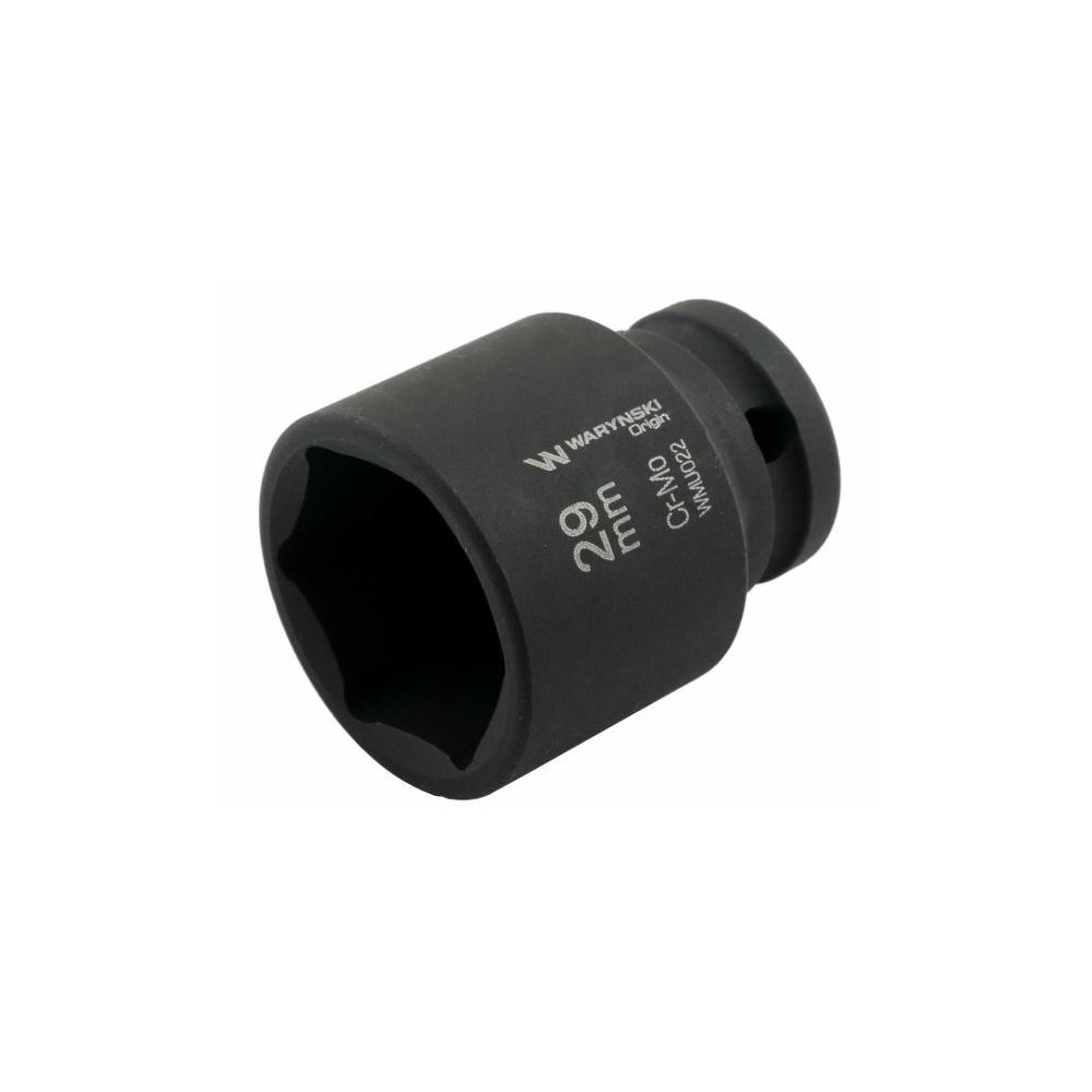 Nasadka udarowa sześciokątna 1/2". 29 mm. CrMo. DIN 3129. Waryński